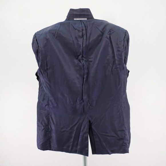 Hickey Freeman Nordstrom‎ Madison Loro Piana Tasmanian Wool Blue Striped 42R - Picture 16 of 16